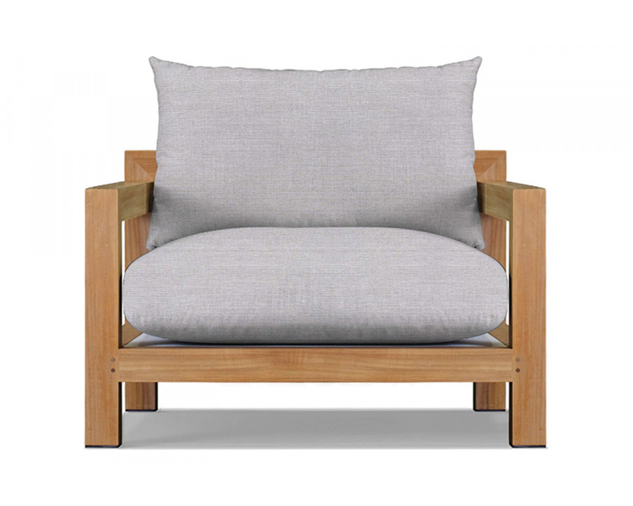 Harbour Pacific Lounge Chair - Teak Natural, Panama Cloud