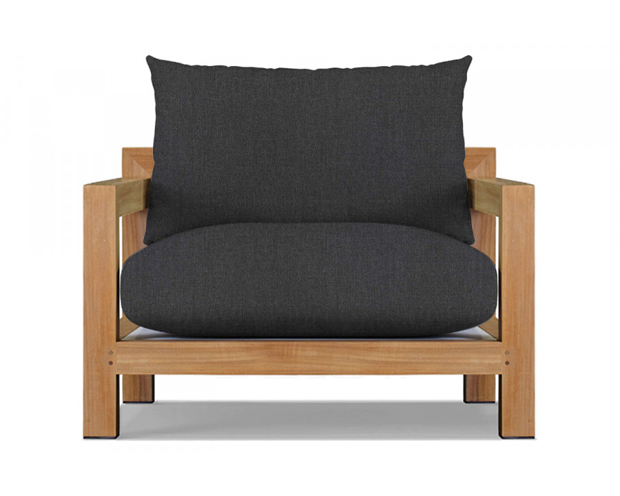 Harbour Pacific Lounge Chair - Teak Natural, Panama Grafito