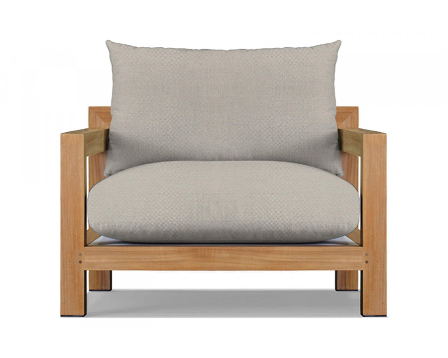 Harbour Pacific Lounge Chair - Teak Natural, Panama Marble