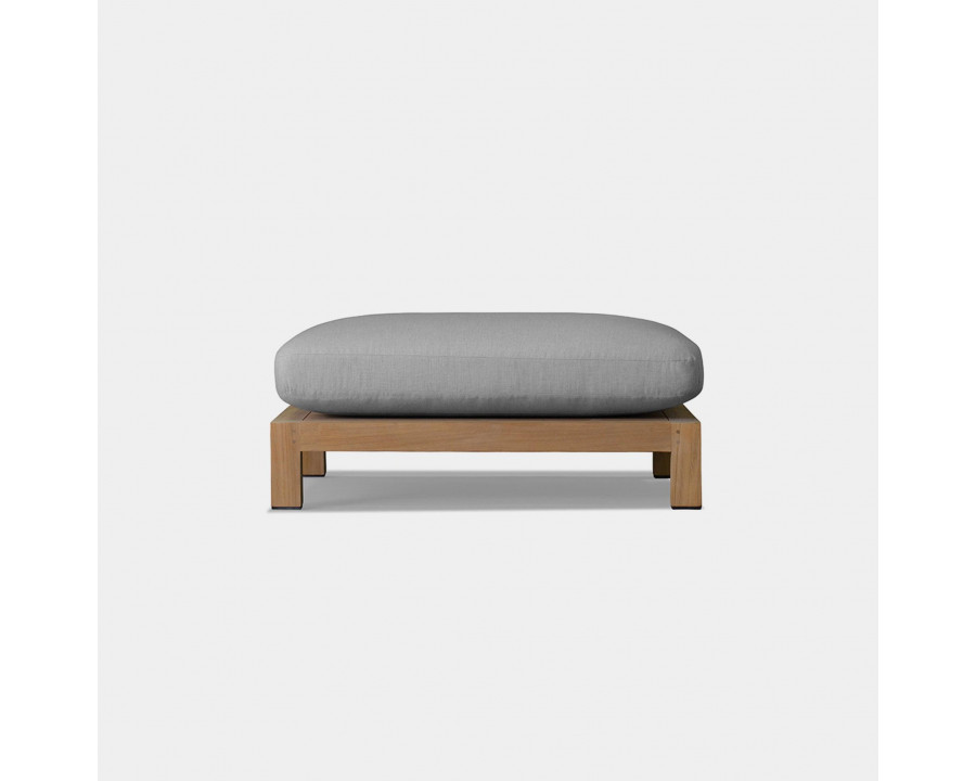 Harbour Pacific Ottoman - Teak Charcoal, Lisos Piedra