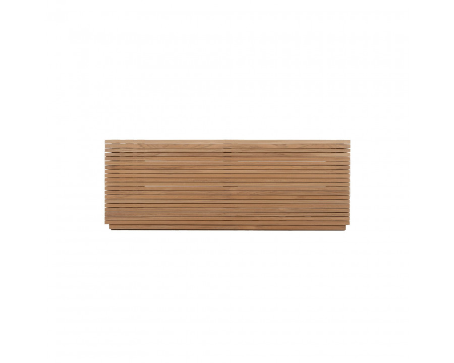 Harbour Teak Planter - Wide, Teak Natural