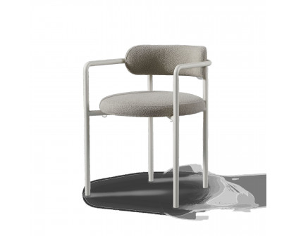 Harbour Porto Aluminum Dining Chair - Aluminum Asteroid, Lisos Grafito