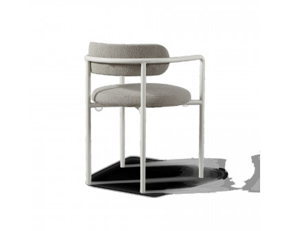 Harbour Porto Aluminum Dining Chair - Aluminum Asteroid, Lisos Grafito