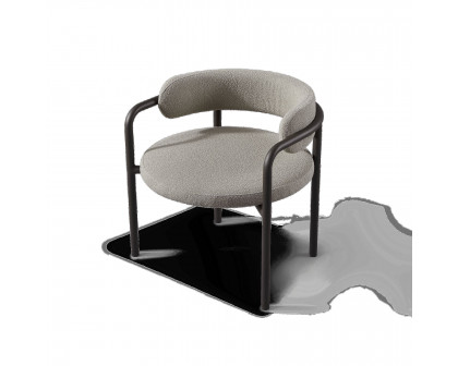 Harbour Porto Aluminum Club Chair - Aluminum Asteroid, Lisos Grafito