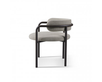 Harbour Porto Aluminum Club Chair - Aluminum Asteroid, Lisos Piedra