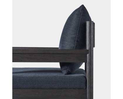 Harbour Rozelle Dining Chair - Oak Brown, Boucle Charcoal