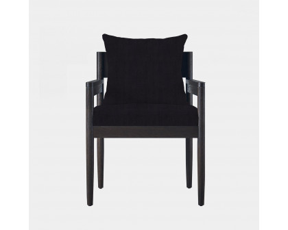 Harbour Rozelle Dining Chair - Oak Brown, Boucle Charcoal