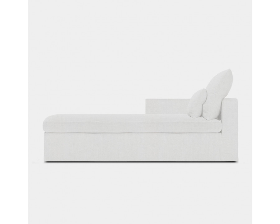 Harbour Sail Chaise Left - Harbour Belgian Linen Black