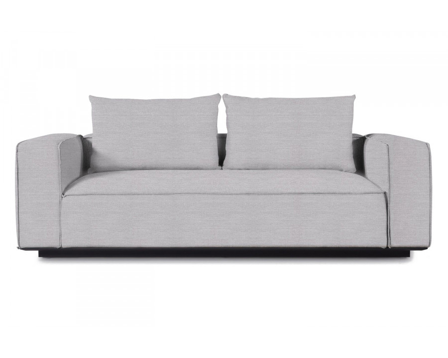 Harbour Santorini Outdoor 2 Seat Sofa - Aluminum Asteroid, Panama Cloud