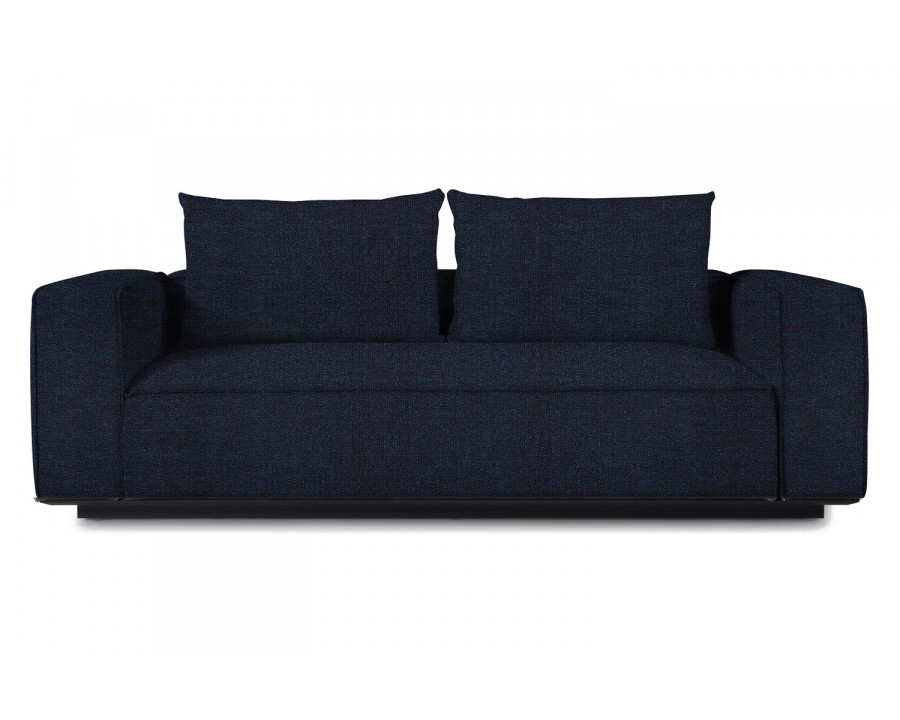 Harbour Santorini Outdoor 2 Seat Sofa - Aluminum Asteroid, Siesta Indigo