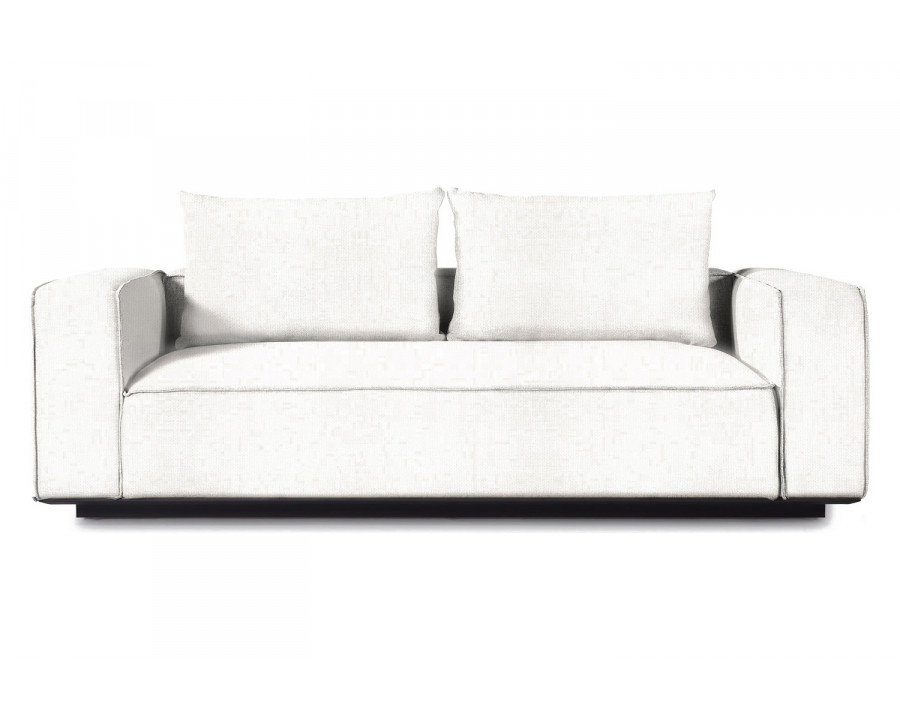 Harbour Santorini Outdoor 2 Seat Sofa - Aluminum Asteroid, Siesta Ivory