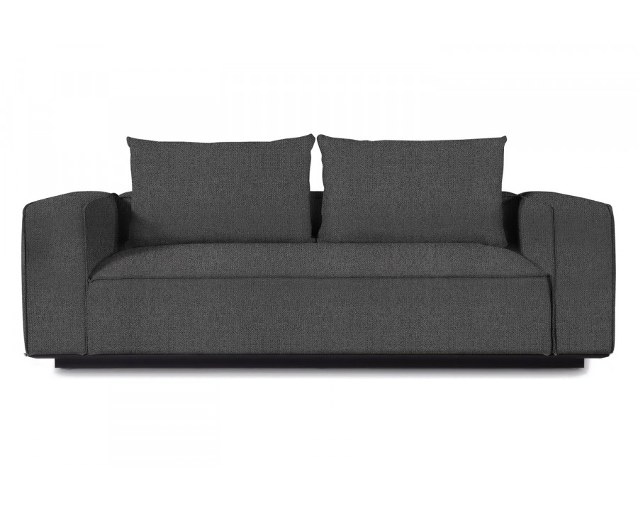 Harbour Santorini Outdoor 2 Seat Sofa - Aluminum Asteroid, Siesta Slate