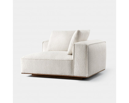 Harbour Santorini Return Right - Oak Natural, Boucle Charcoal