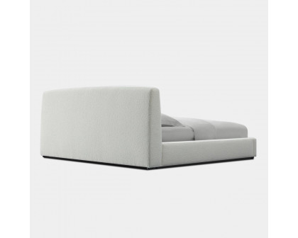 Harbour Santorini Queen Bed - Boucle Stone