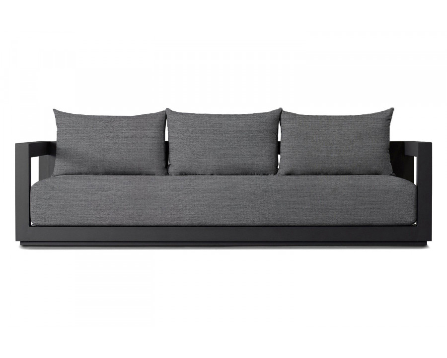 Harbour Vaucluse 3 Seat Sofa - Aluminum Asteroid, Lisos Piedra