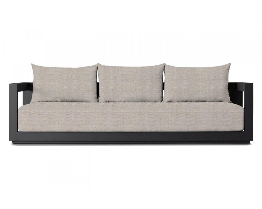 Harbour Vaucluse 3 Seat Sofa - Aluminum Asteroid, Cast Silver