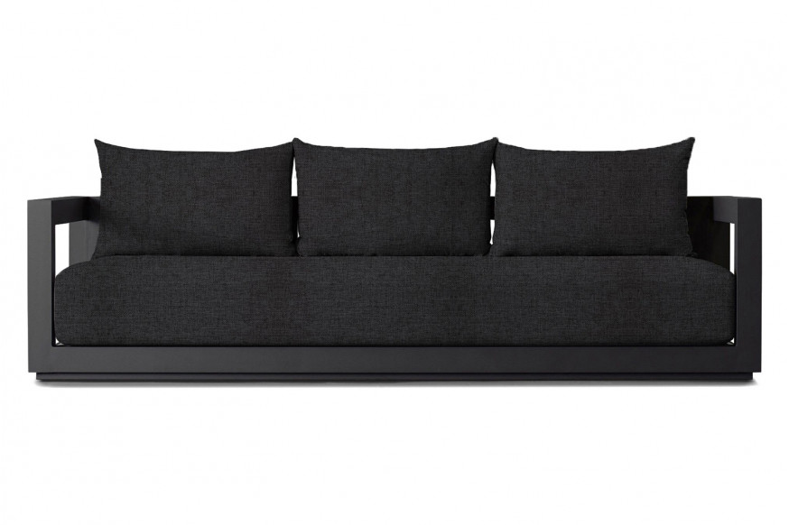 Harbour™ Vaucluse 3 Seat Sofa - Aluminum Asteroid, Copacabana Midnight