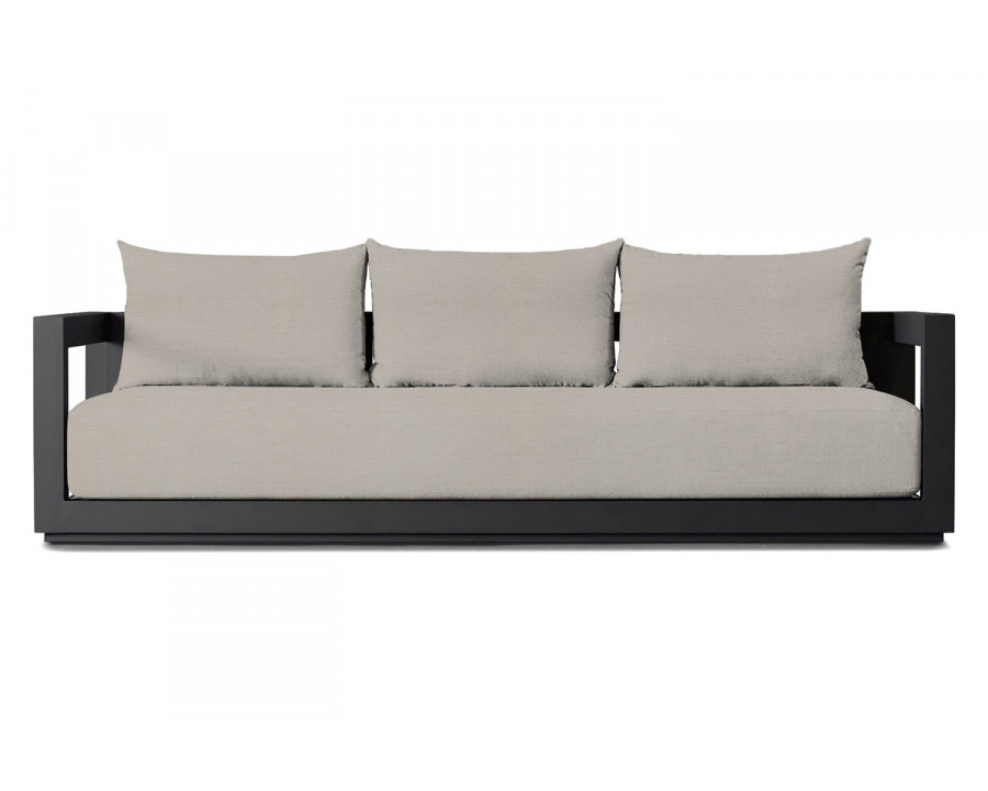 Harbour Vaucluse 3 Seat Sofa - Aluminum Asteroid, Panama Marble