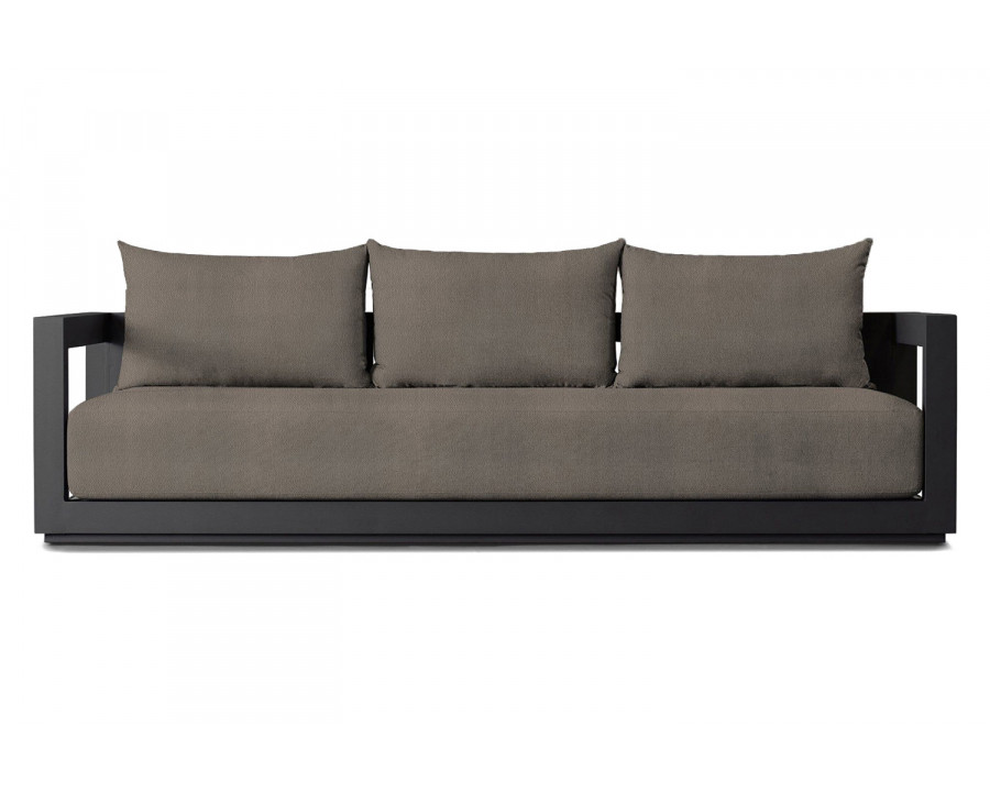 Harbour Vaucluse 3 Seat Sofa - Aluminum Asteroid, Riviera Stone