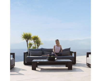 Harbour™ Vaucluse 3 Seat Sofa - Aluminum Asteroid, Siesta Indigo, Batyline Silver