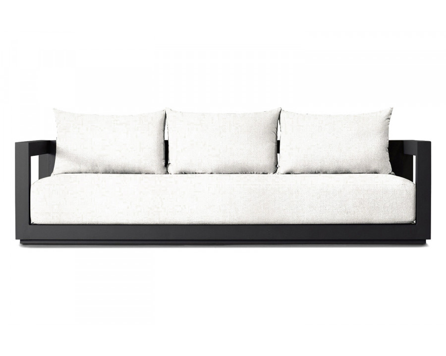 Harbour Vaucluse 3 Seat Sofa - Aluminum Asteroid, Siesta Ivory