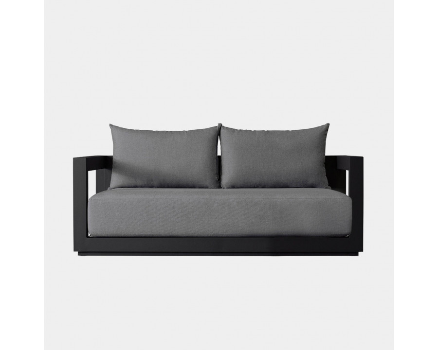 Harbour Vaucluse 2 Seat Sofa - Aluminum Asteroid, Copacabana Midnight, Batyline Silver