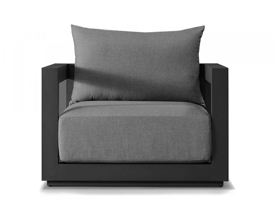 Harbour Vaucluse Lounge Chair - Aluminum Asteroid, Cast Slate