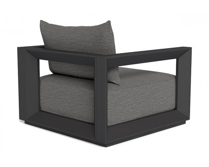 Harbour Vaucluse Lounge Chair - Aluminum Asteroid, Cast Slate