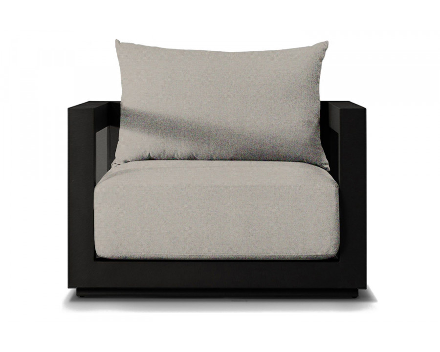 Harbour Vaucluse Lounge Chair - Aluminum Asteroid, Panama Marble