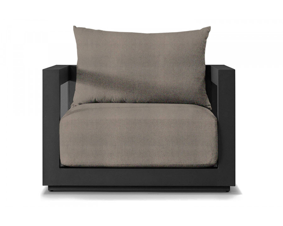 Harbour Vaucluse Lounge Chair - Aluminum Asteroid, Riviera Stone