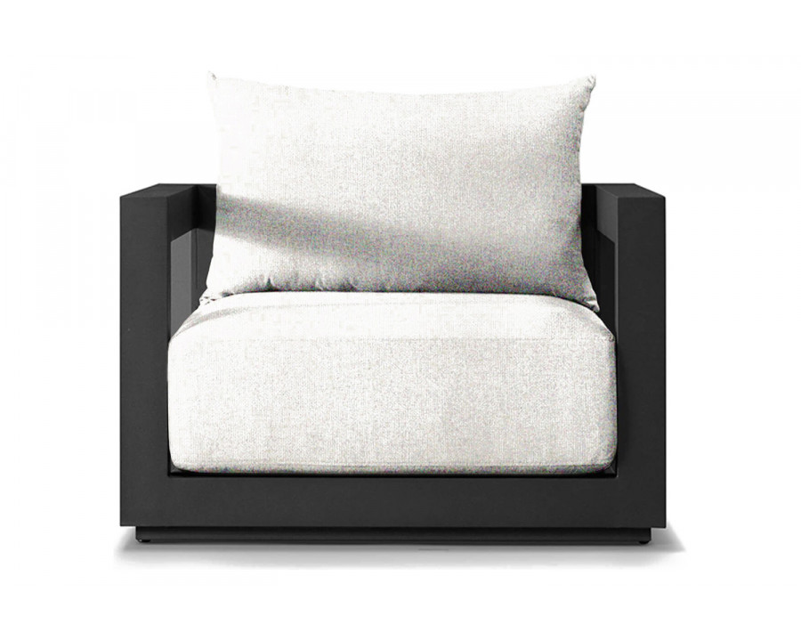 Harbour Vaucluse Lounge Chair - Aluminum Asteroid, Siesta Ivory