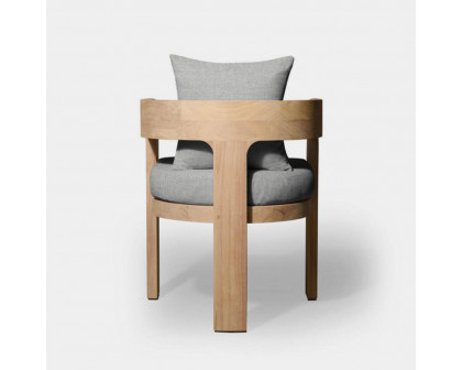 Harbour Victoria Teak Dining Chair - Teak Natural, Copacabana Midnight