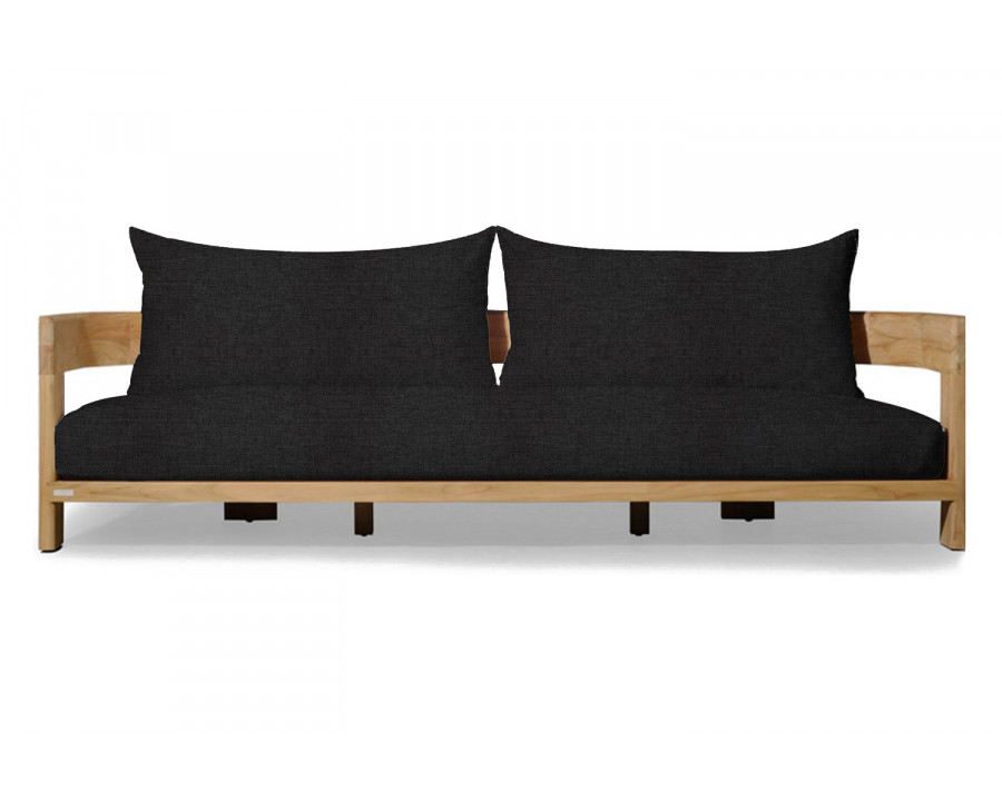 Harbour Victoria Teak 3 Seat Sofa - Teak Natural, Copacabana Midnight