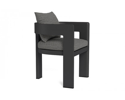 Harbour Victoria Dining Chair - Aluminum Asteroid, Lisos Grafito