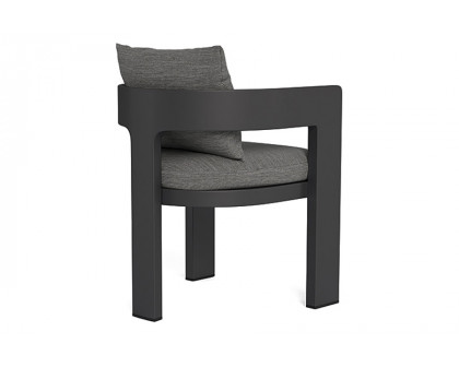 Harbour Victoria Dining Chair - Aluminum Asteroid, Cast Silver