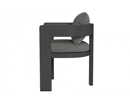 Harbour Victoria Dining Chair - Aluminum Asteroid, Cast Slate