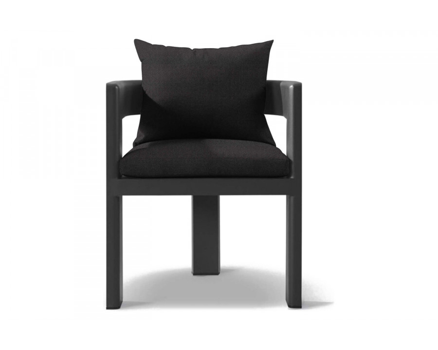 Harbour Victoria Dining Chair - Aluminum Asteroid, Riviera Slate