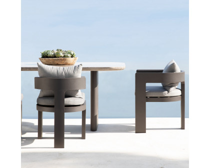 Harbour Victoria Dining Chair - Aluminum Asteroid, Siesta Indigo