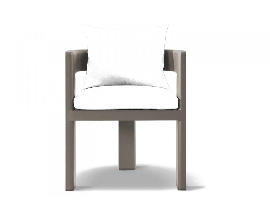 Harbour Victoria Dining Chair - Aluminum Taupe, Copacabana Sand