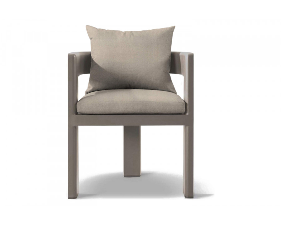 Harbour Victoria Dining Chair - Aluminum Taupe, Riviera Sand