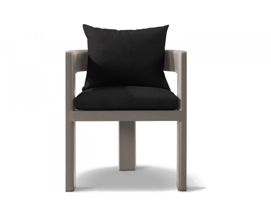 Harbour Victoria Dining Chair - Aluminum Taupe, Riviera Slate