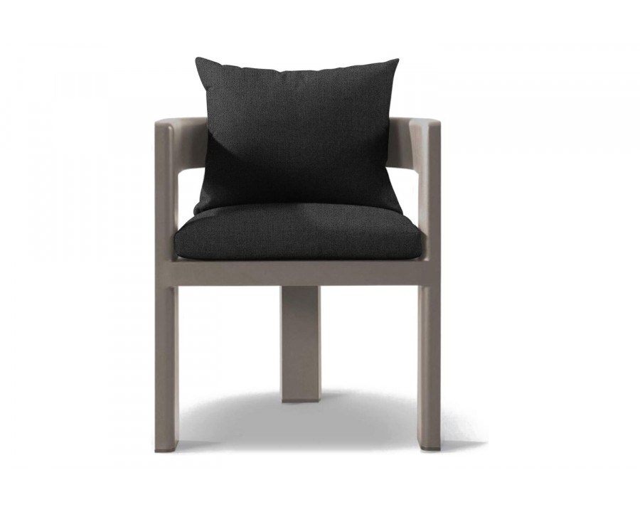 Harbour Victoria Dining Chair - Aluminum Taupe, Siesta Slate