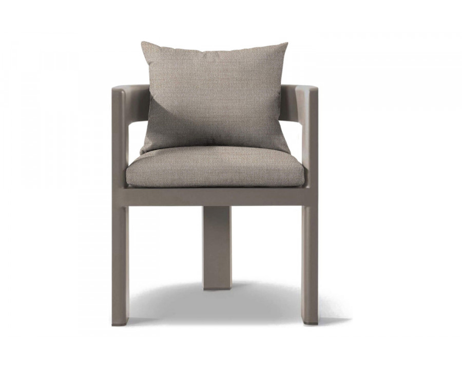 Harbour Victoria Dining Chair - Aluminum Taupe, Siesta Taupe