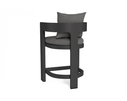 Harbour Victoria Counter Stool - Aluminum Asteroid, Lisos Grafito