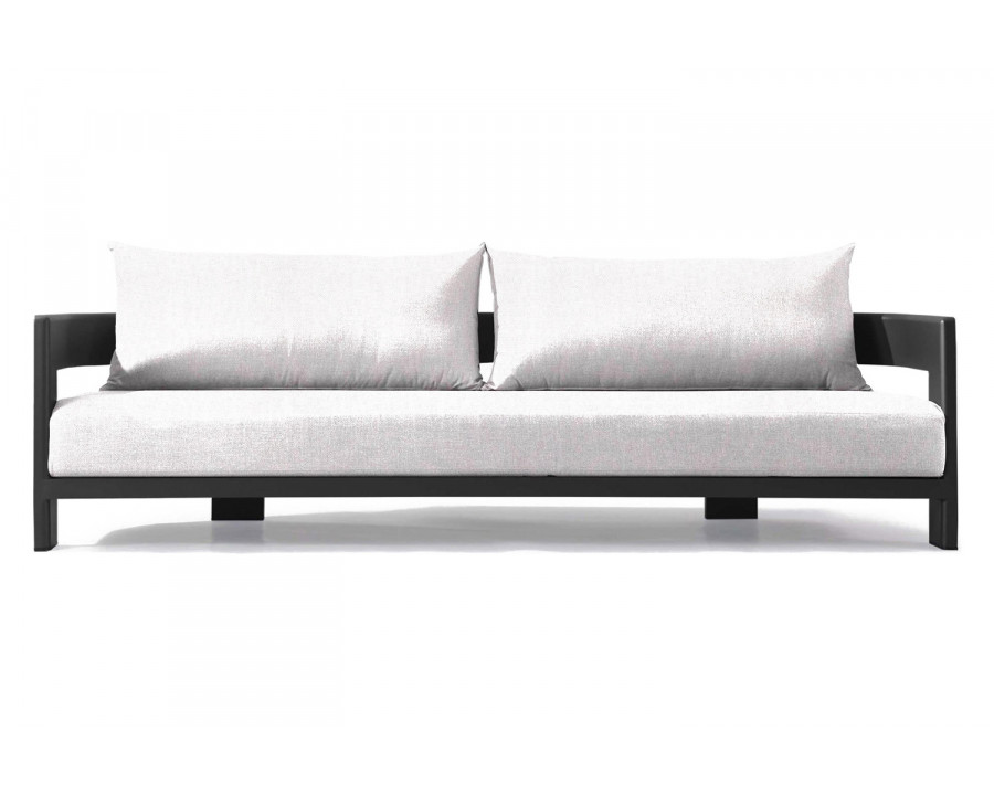 Harbour Victoria 3 Seat Sofa - Aluminum Asteroid, Panama Blanco