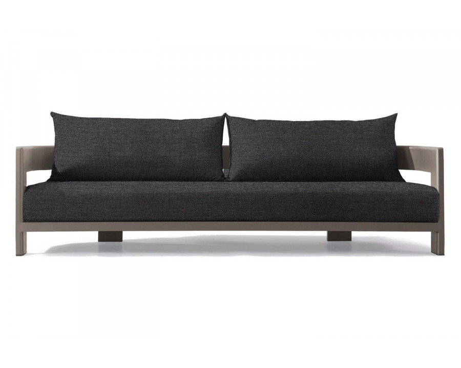 Harbour Victoria 3 Seat Sofa - Aluminum Taupe, Lisos Grafito