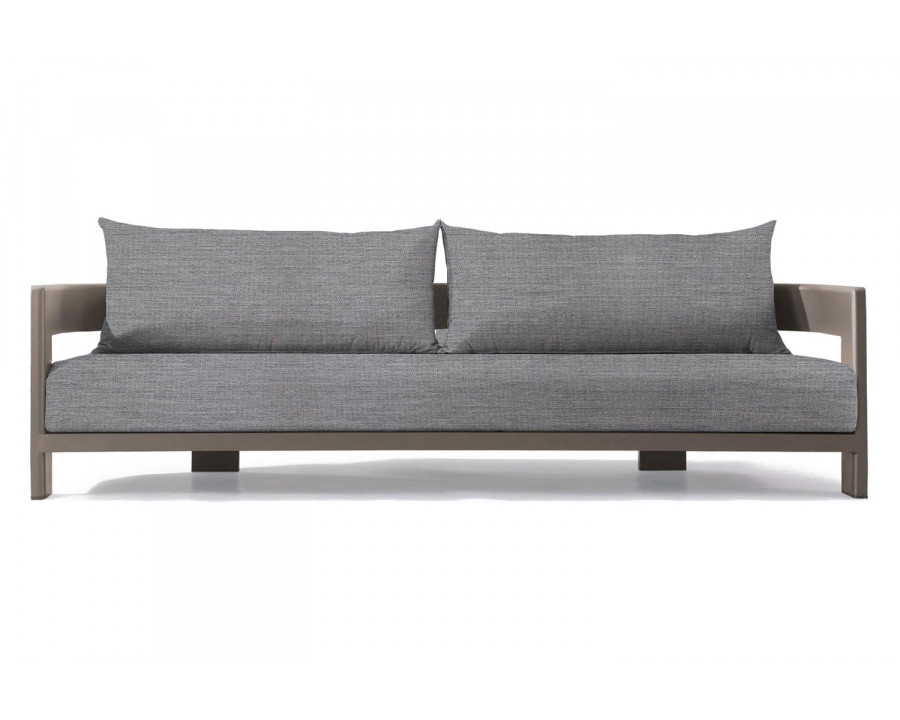 Harbour Victoria 3 Seat Sofa - Aluminum Taupe, Lisos Piedra