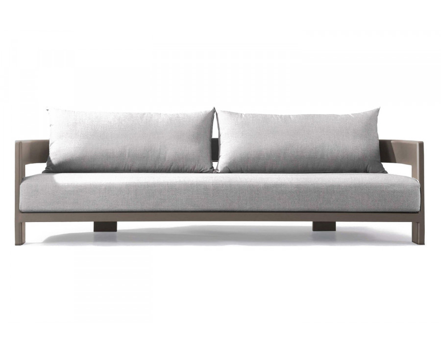 Harbour Victoria 3 Seat Sofa - Aluminum Taupe, Cast Silver