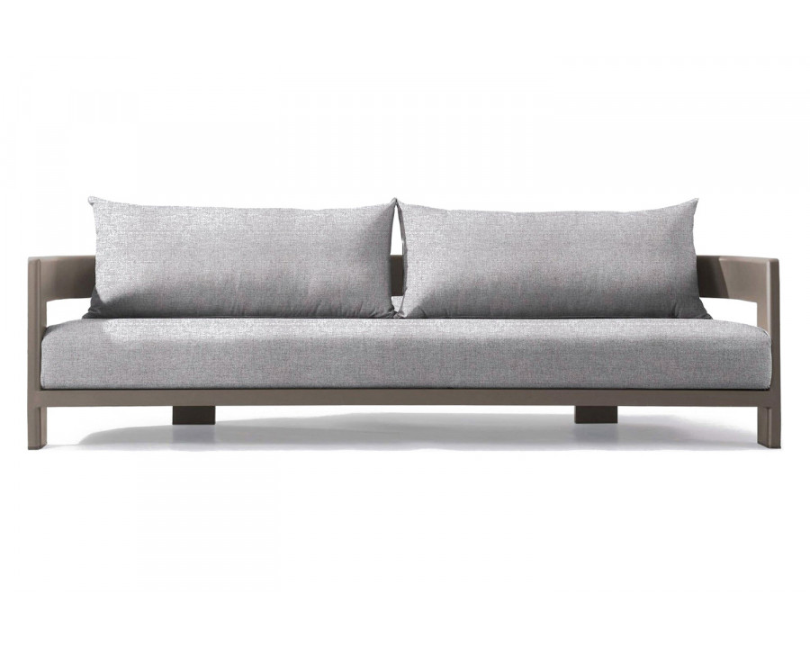 Harbour Victoria 3 Seat Sofa - Aluminum Taupe, Copacabana Sand