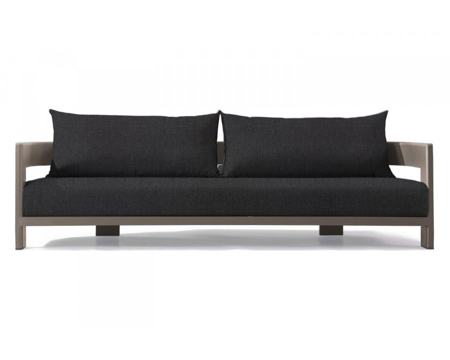 Harbour Victoria 3 Seat Sofa - Aluminum Taupe, Panama Grafito